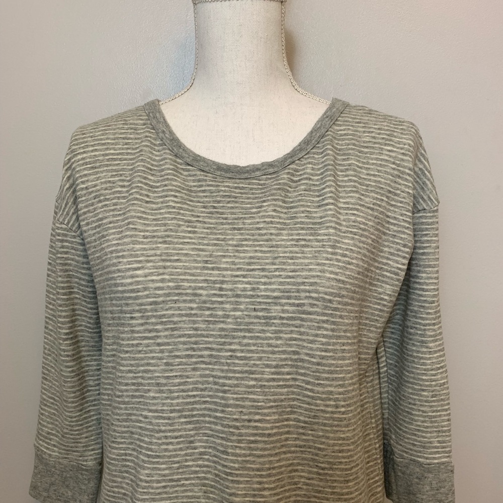 Standard James Perse Stripe Estilo Cotton Pullover Gem